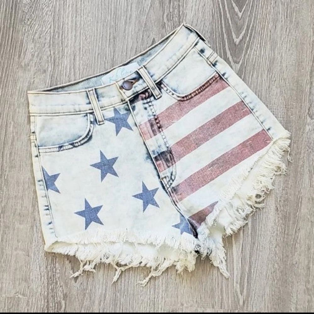 American flag shorts